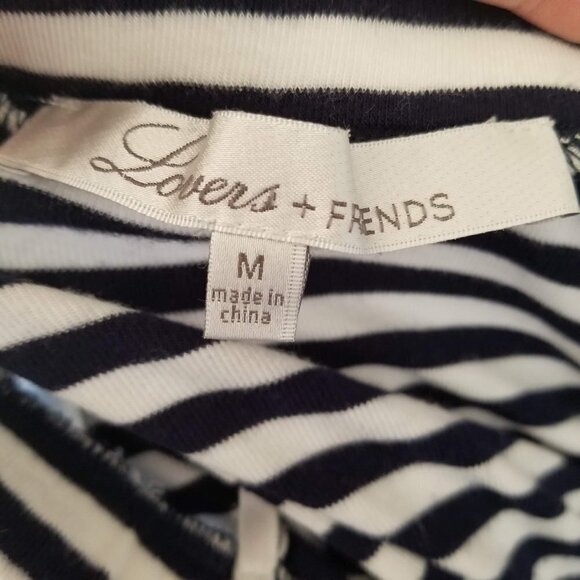 Lovers + Friends Get Away Navy Striped Skirt Med - Picture 8 of 10